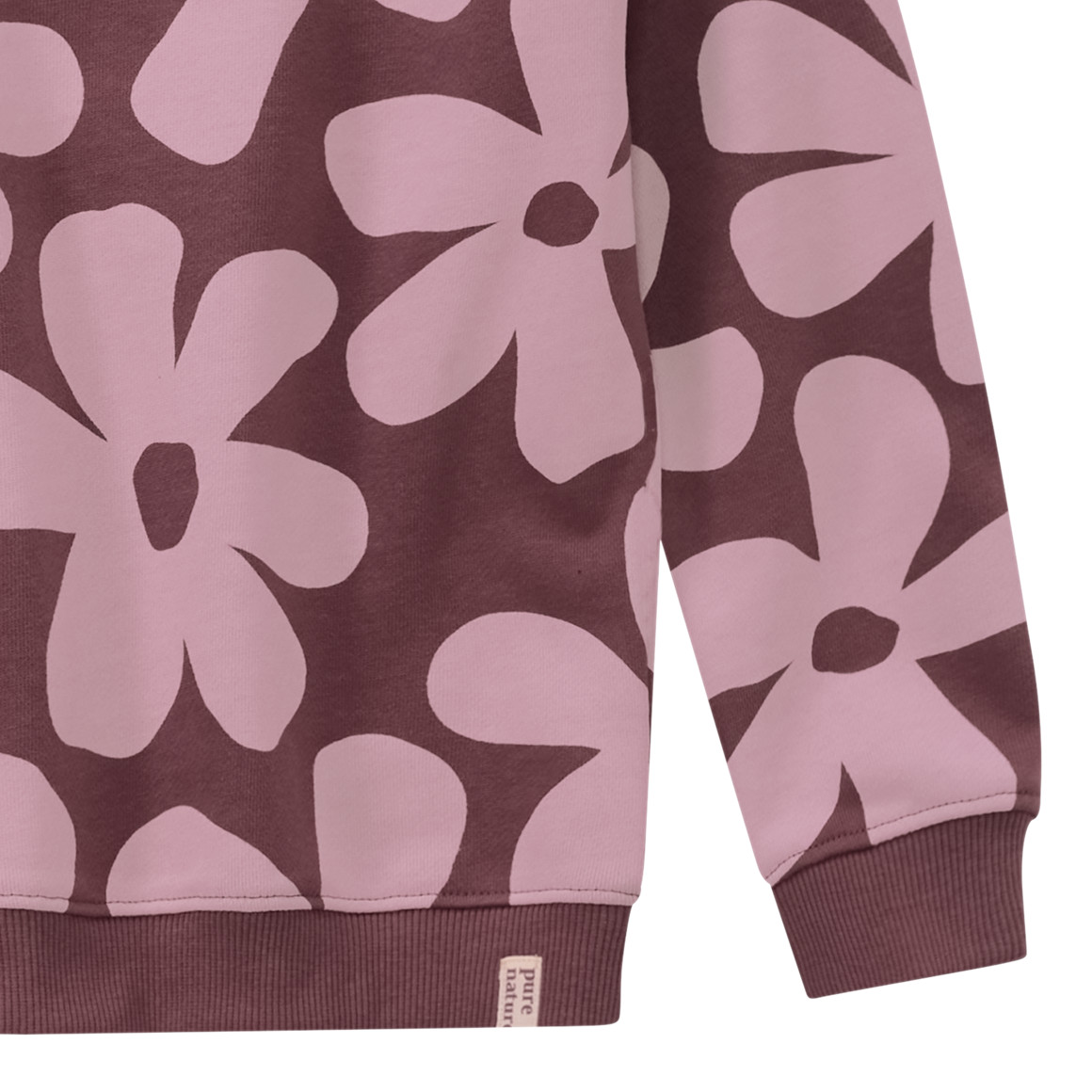 Mädchen Sweatshirt mit Blumen-Allover