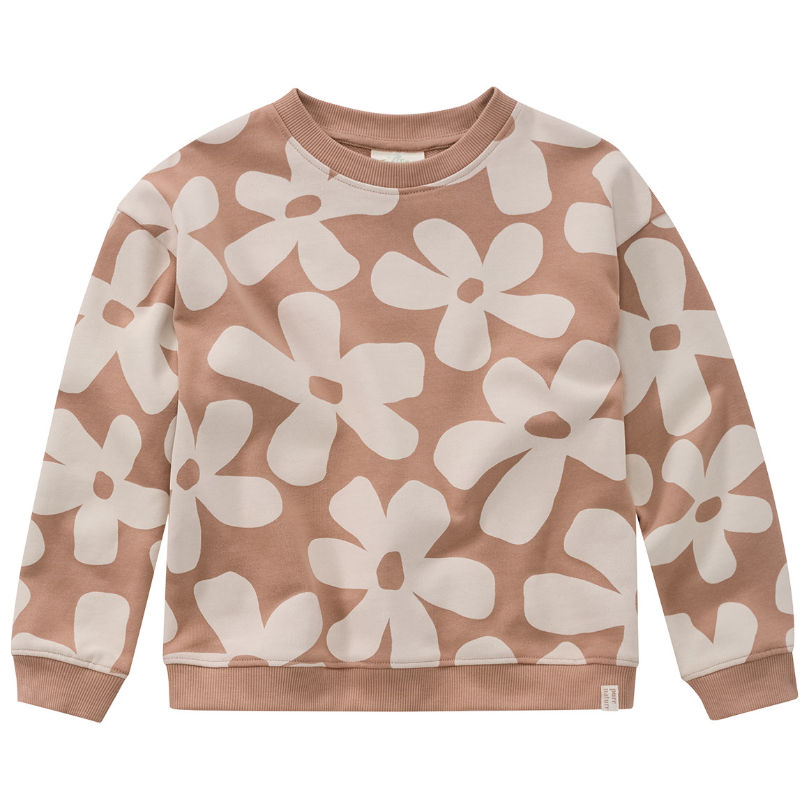 Mädchen Sweatshirt mit Blumen-Allover