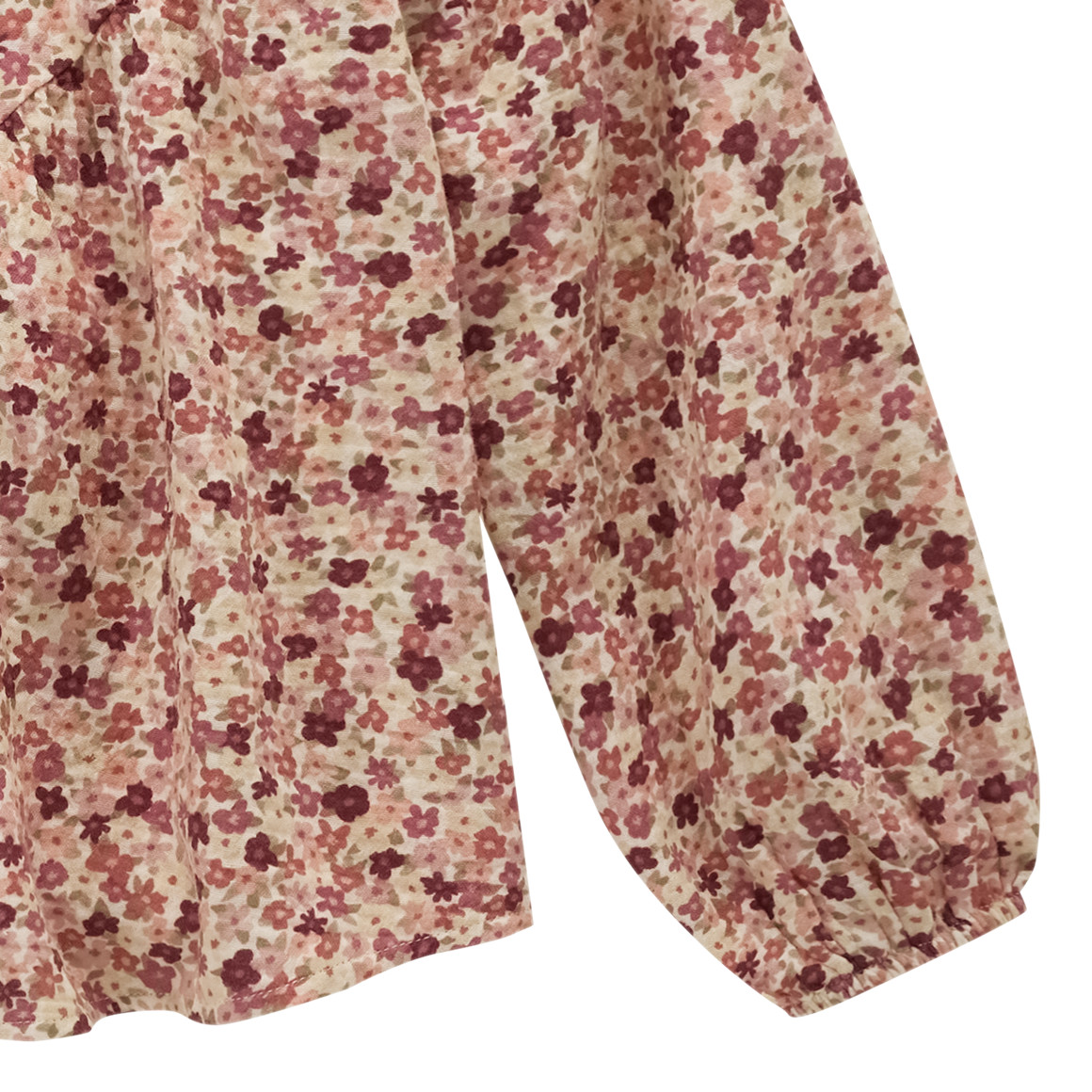 Mädchen Musselinbluse mit Blümchen