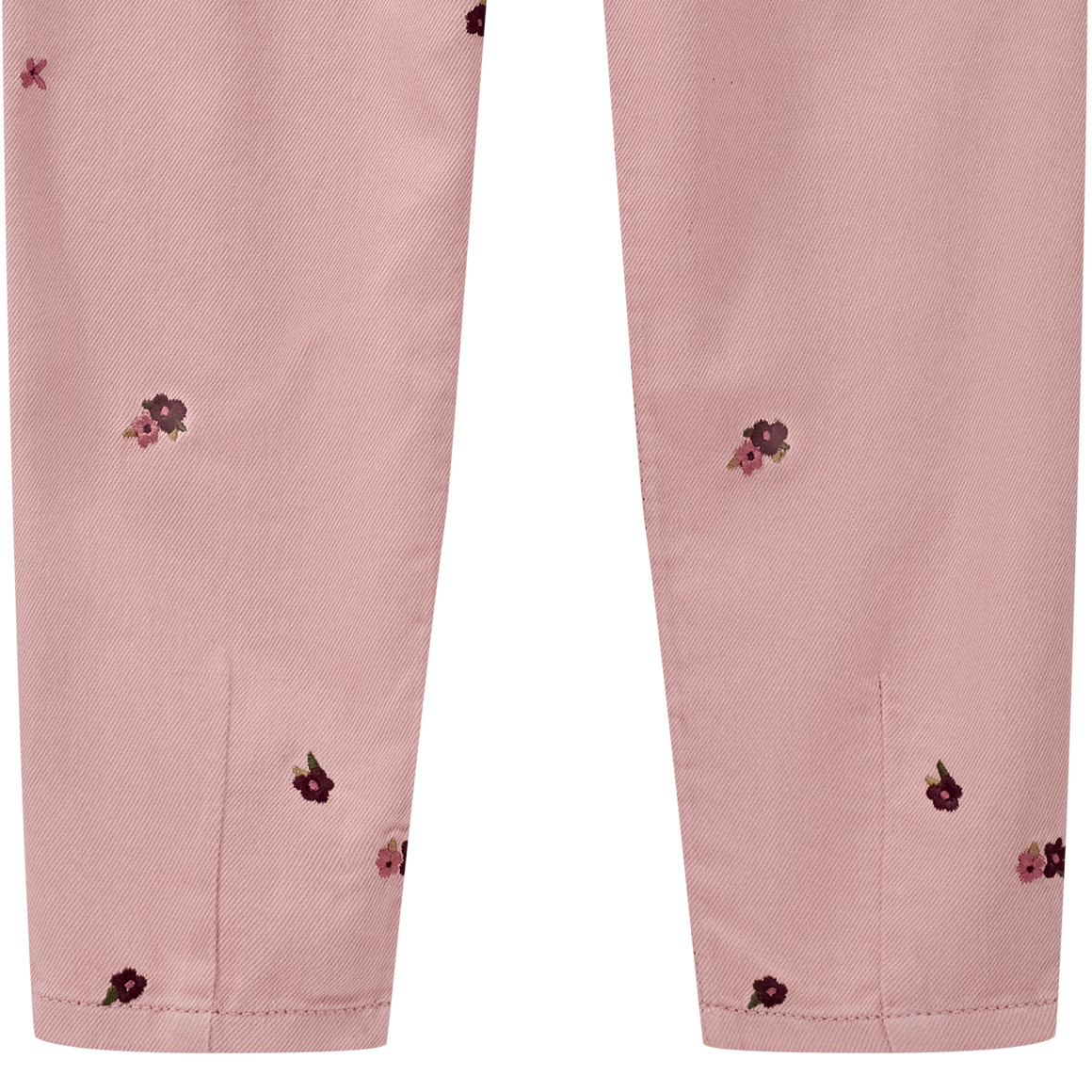 Mädchen Jeans mit Blumen-Stickerei