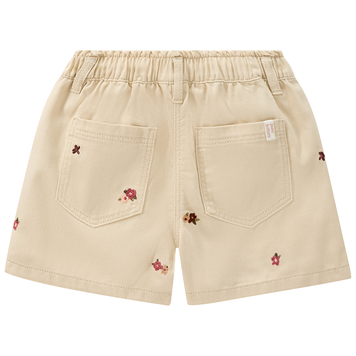 Mädchen Jeans mit Blumen-Stickerei