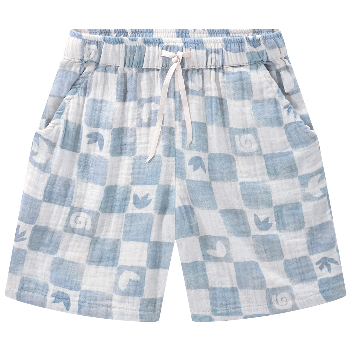Jungen Musselinshorts mit Allover-Muster