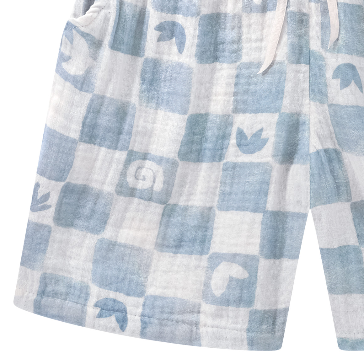 Jungen Musselinshorts mit Allover-Muster