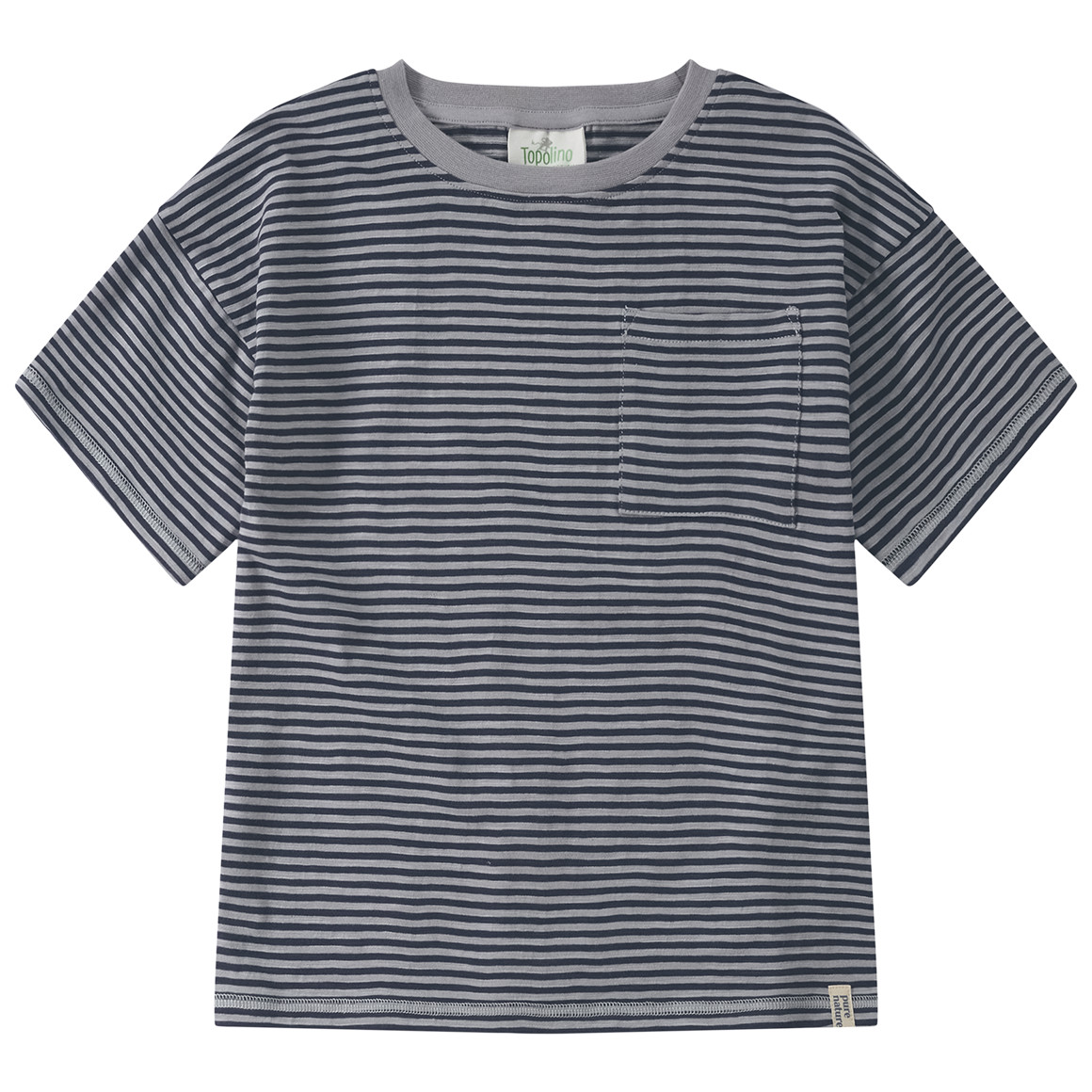2 Jungen T-Shirts mit Brusttasche