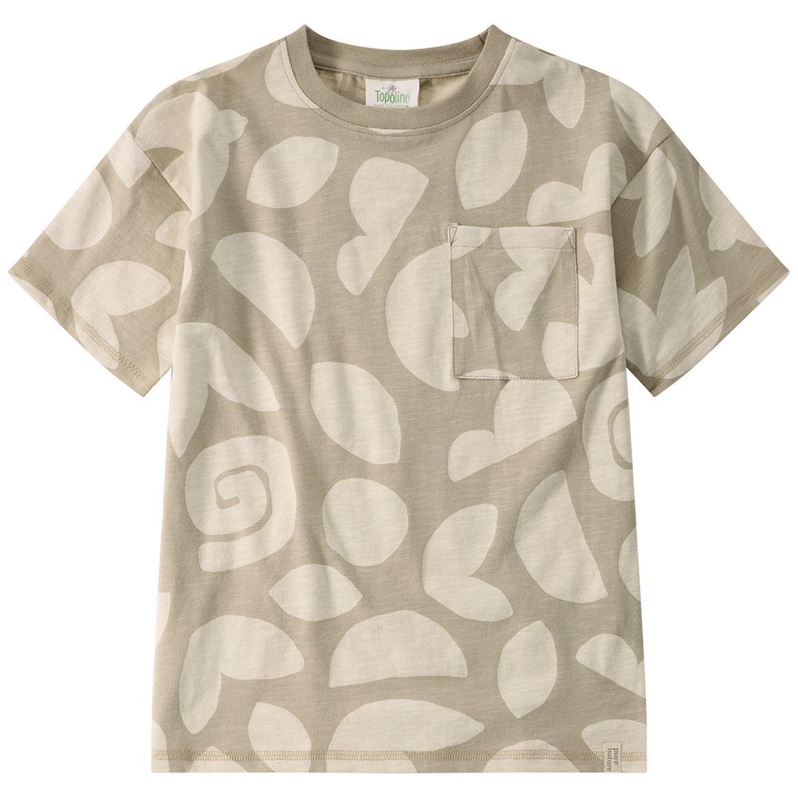 2 T-shirts voor jongens met een borstzakje