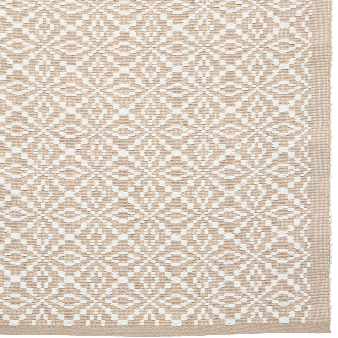 Tafelloper met ruitjespatroon