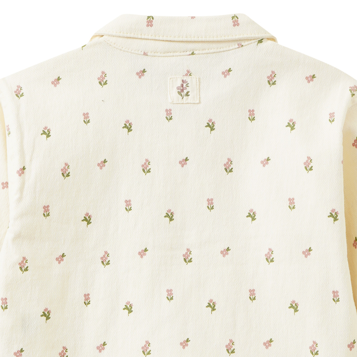 Baby Jeansjacke mit Blümchen