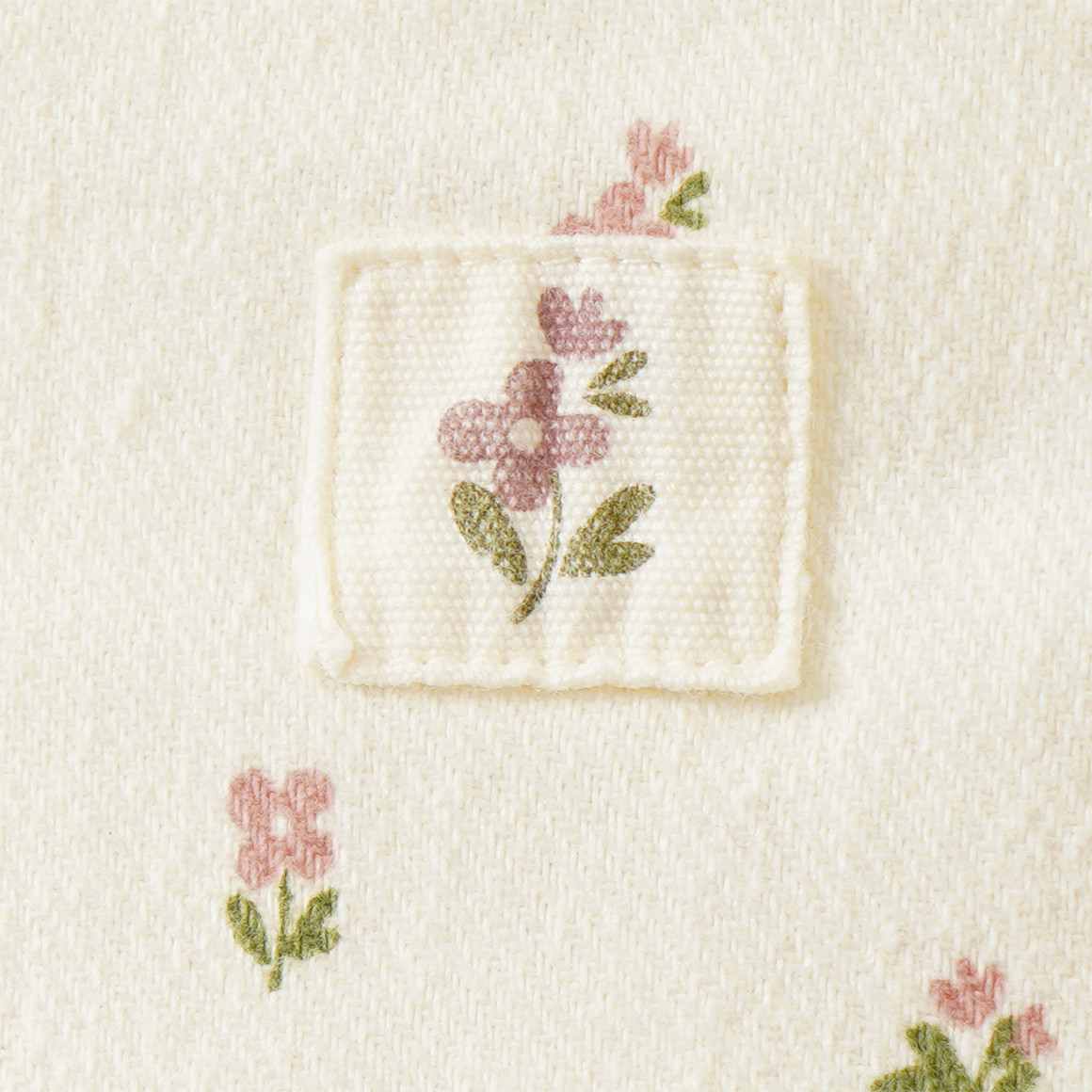 Baby Jeansjacke mit Blümchen