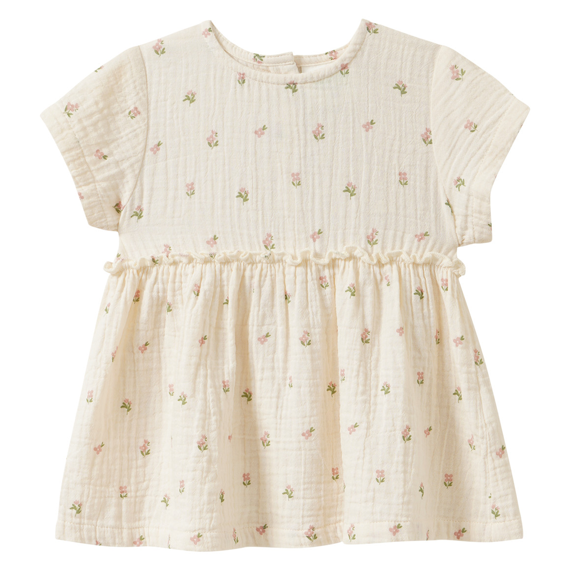 Baby Musselinbluse mit Blümchen