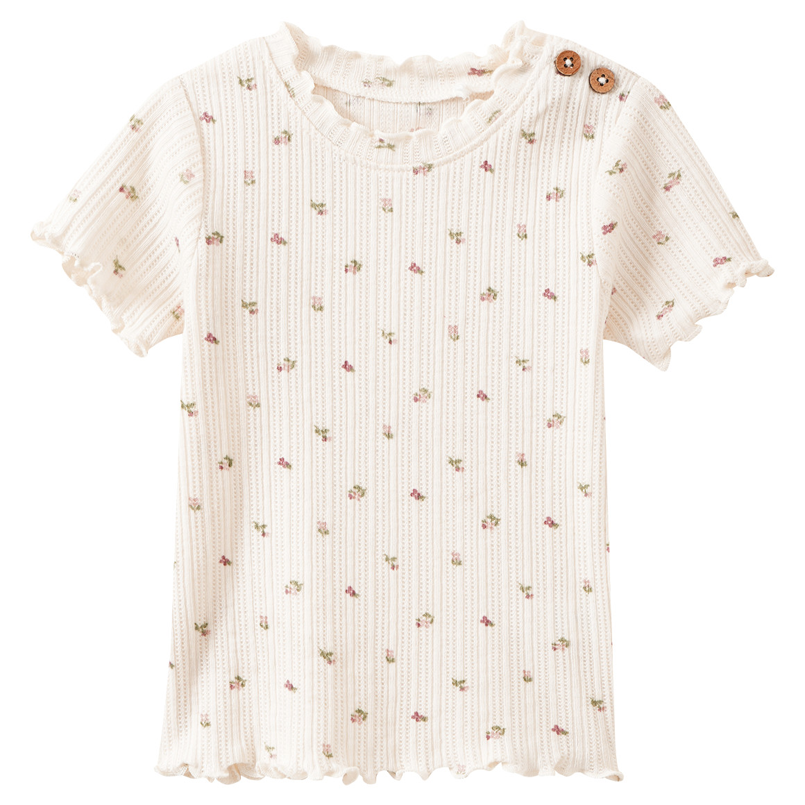 Baby T-Shirt mit Blümchen