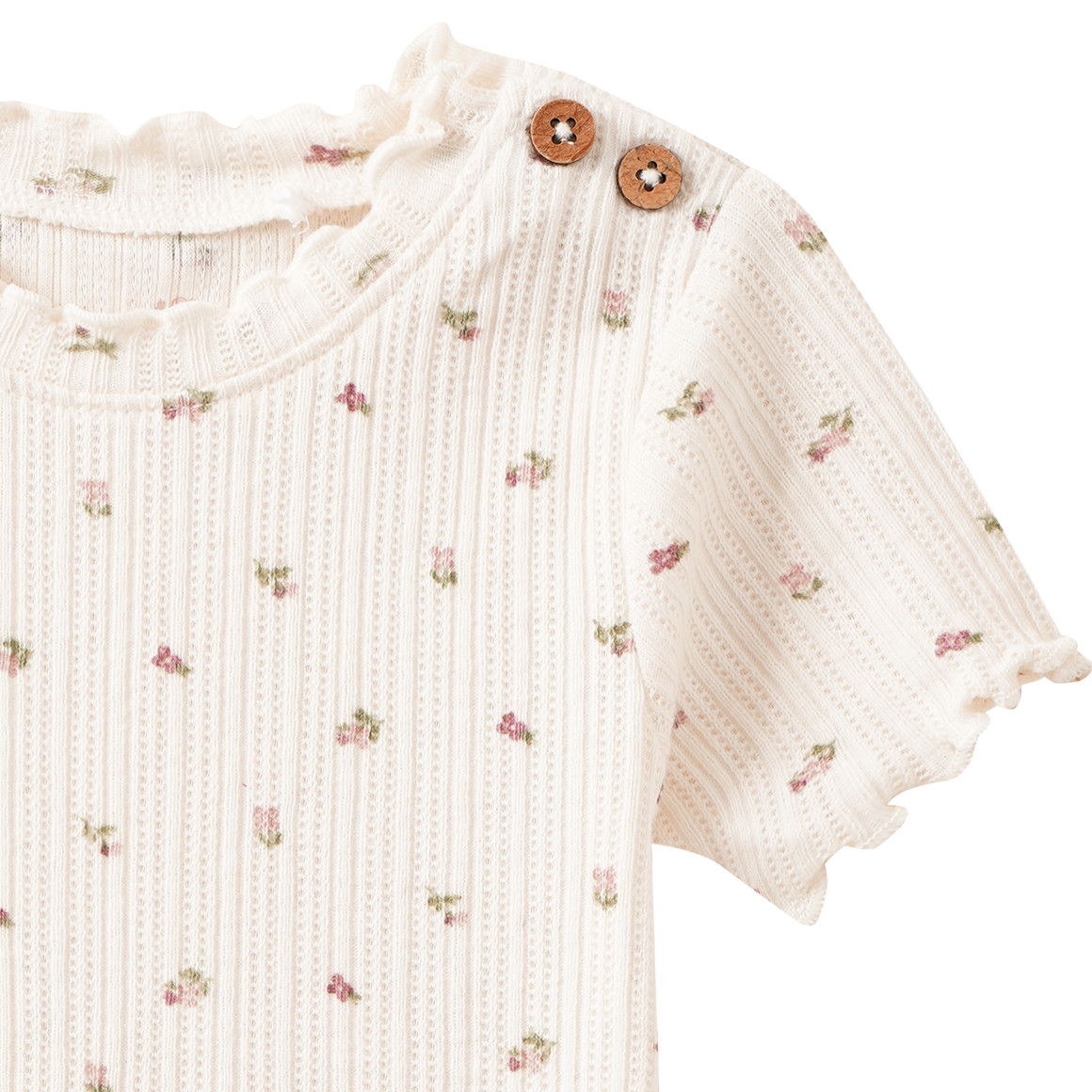 Baby T-Shirt mit Blümchen
