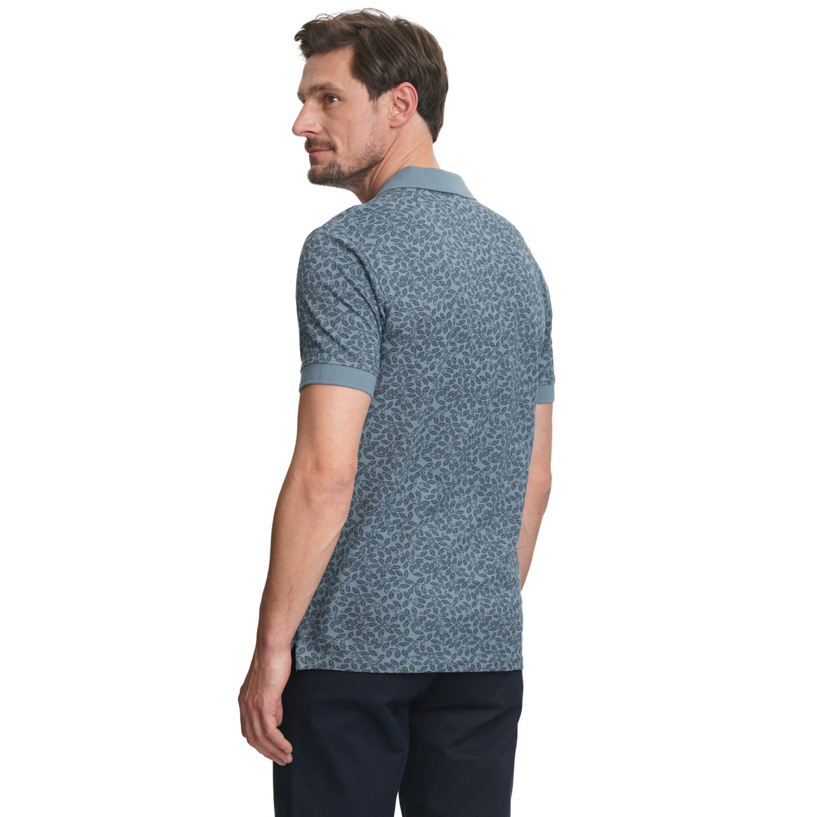 Herren Poloshirt mit Muster
