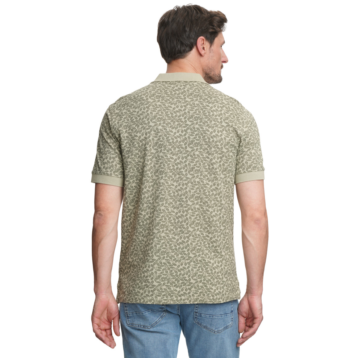 Herren Poloshirt mit Muster