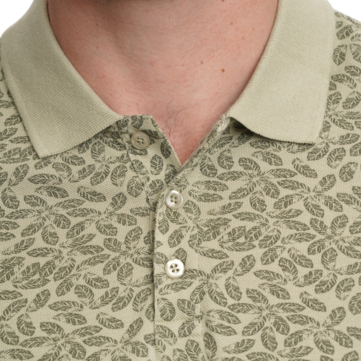 Herren Poloshirt mit Muster