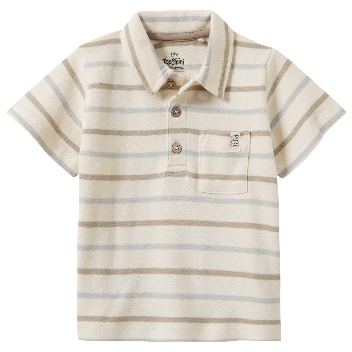 Baby Poloshirt mit Streifen