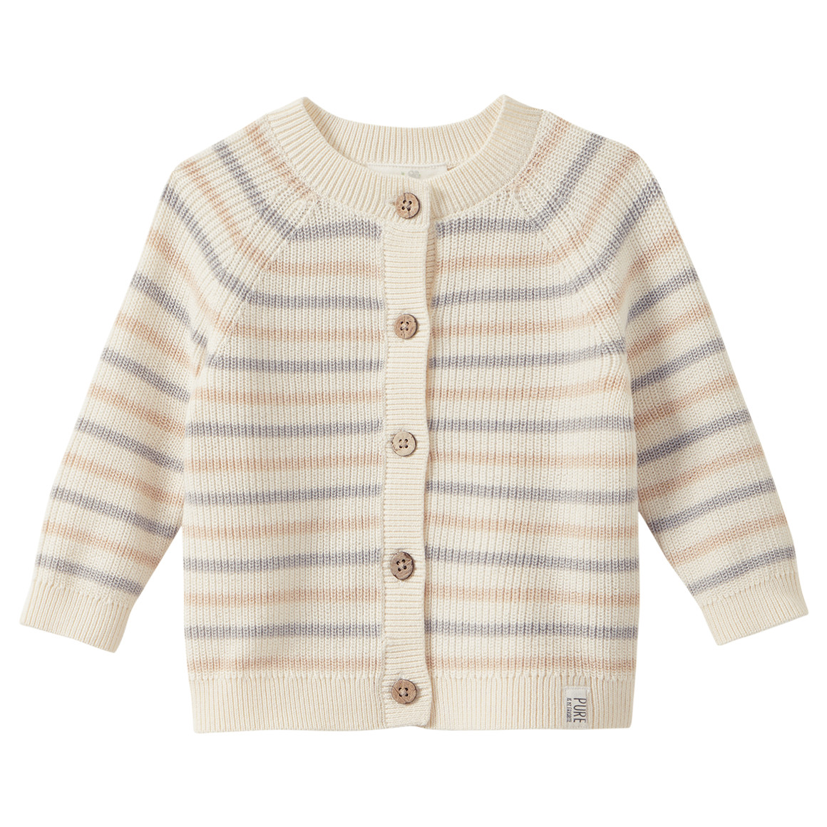 Newborn Strickjacke mit Streifen