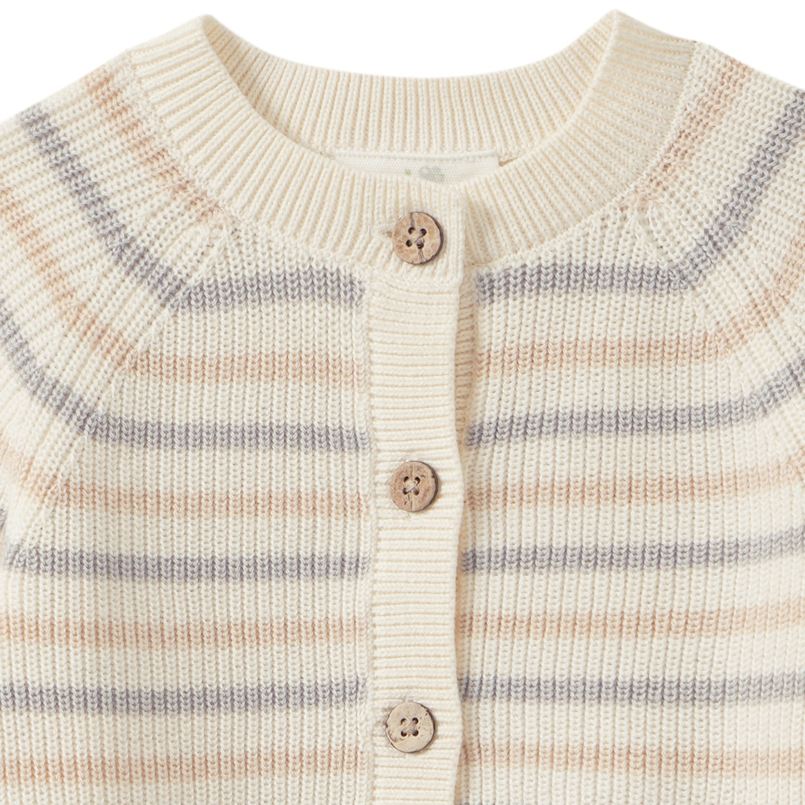 Newborn Strickjacke mit Streifen