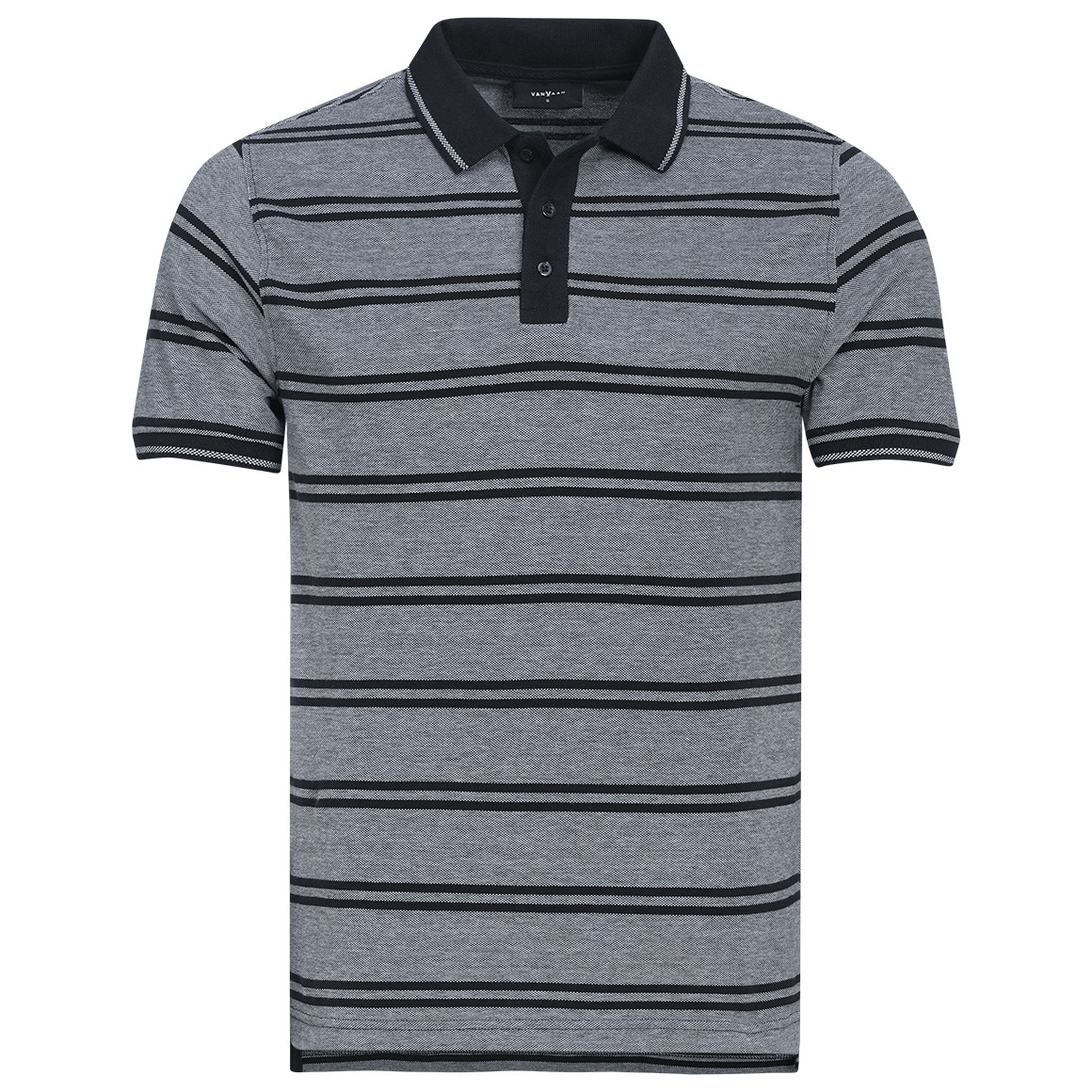 Herren Poloshirt mit Streifen