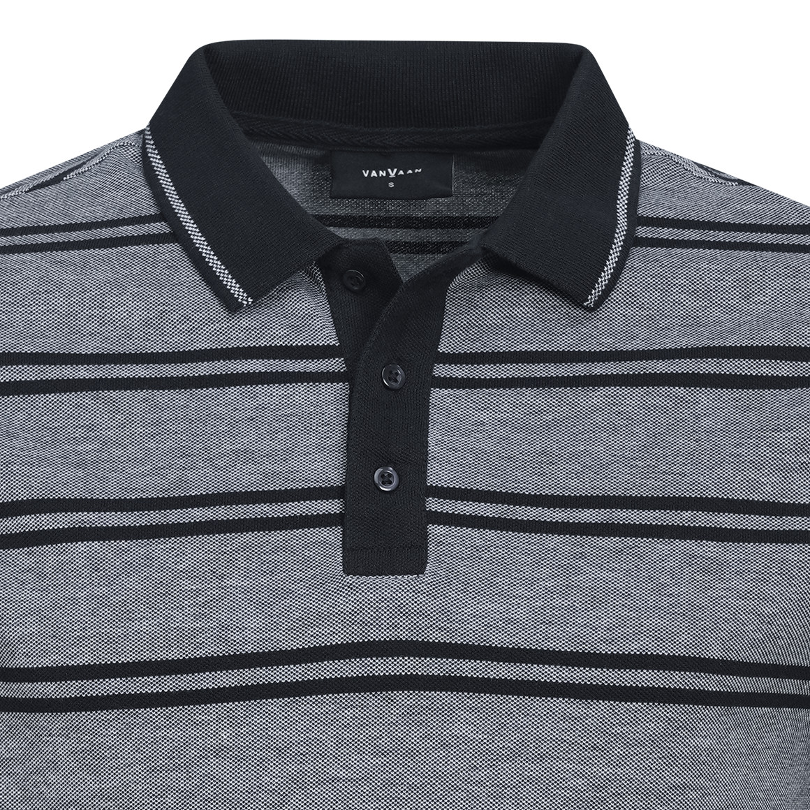 Herren Poloshirt mit Streifen