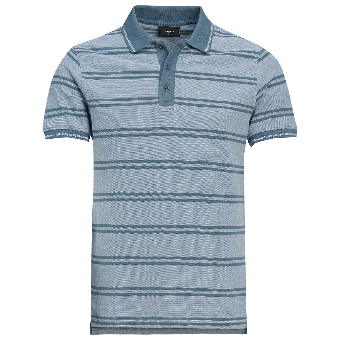 Herren Poloshirt mit Streifen