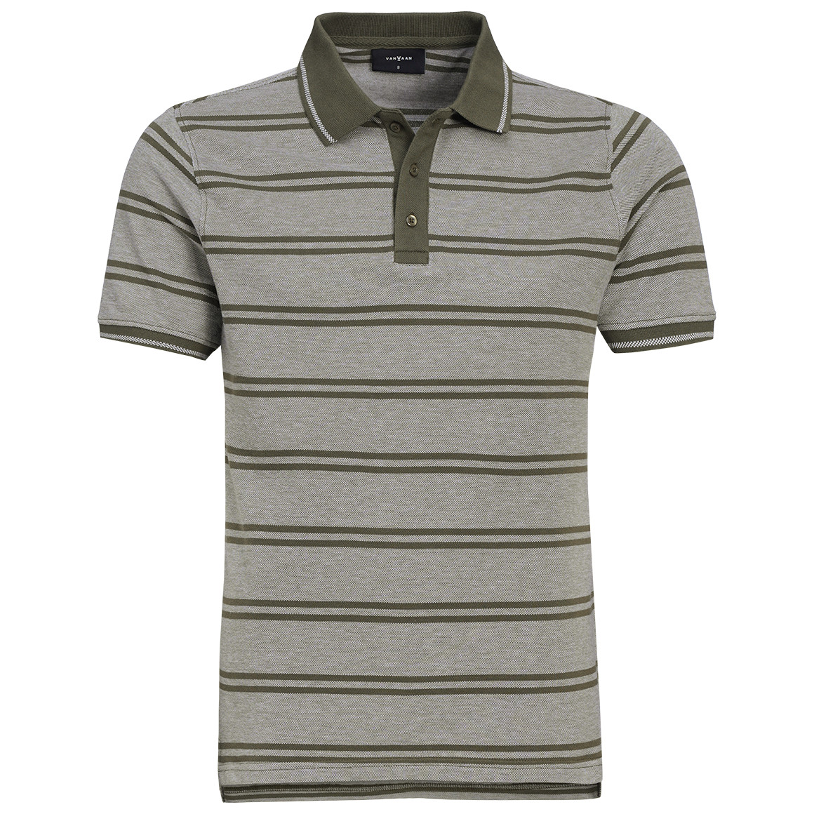 Herren Poloshirt mit Streifen