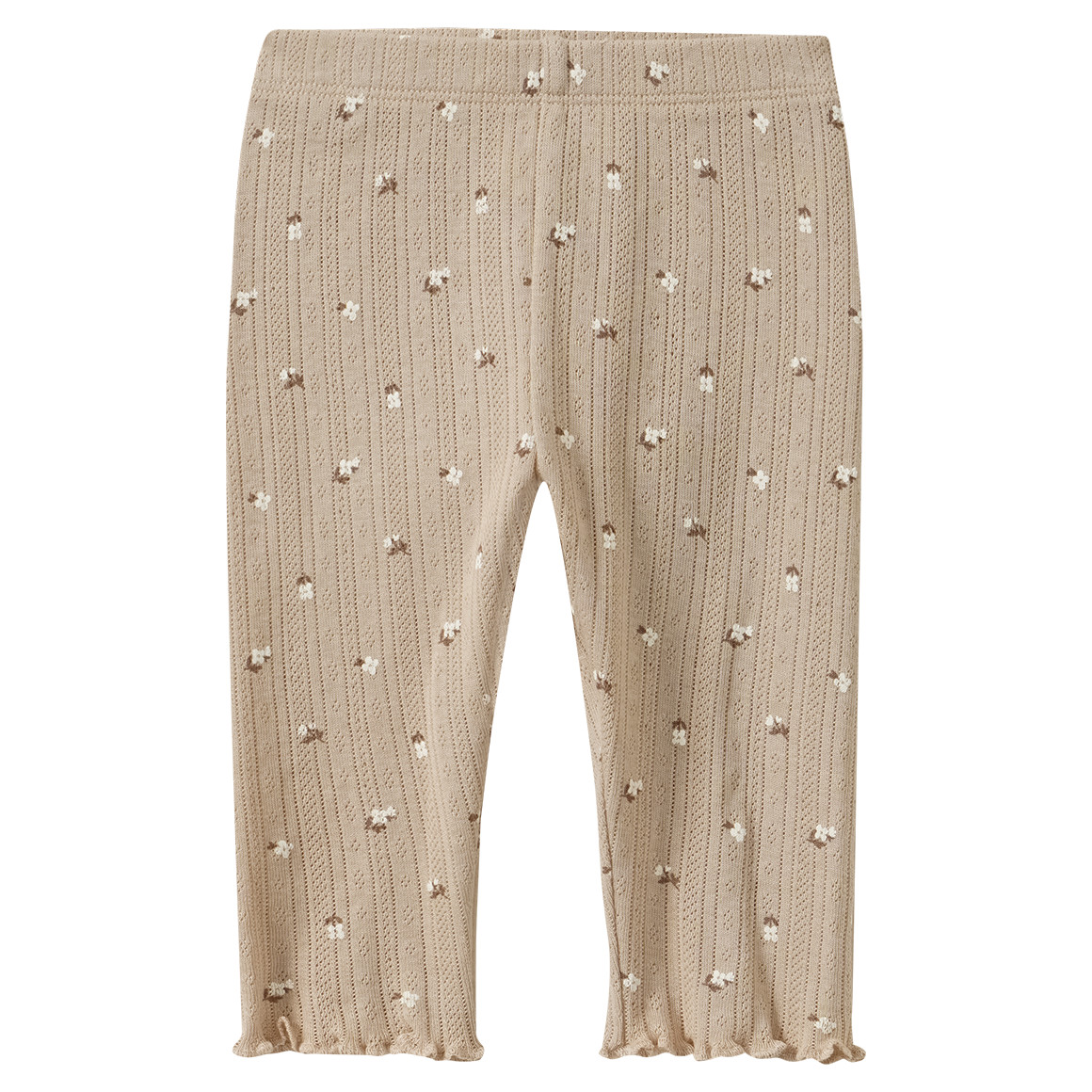 Legging voor newborns met bloemetjes