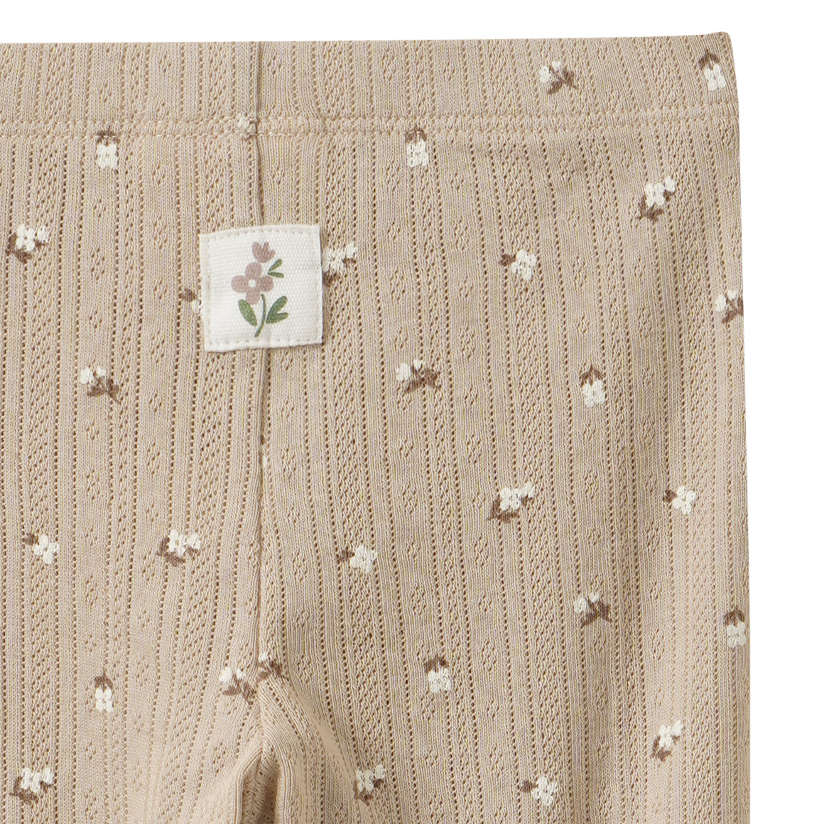 Legging voor newborns met bloemetjes