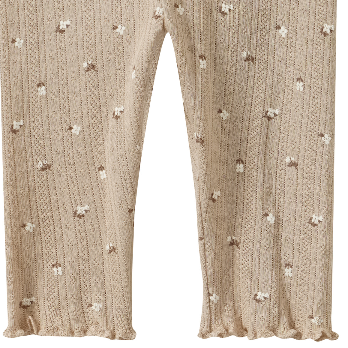 Legging voor newborns met bloemetjes