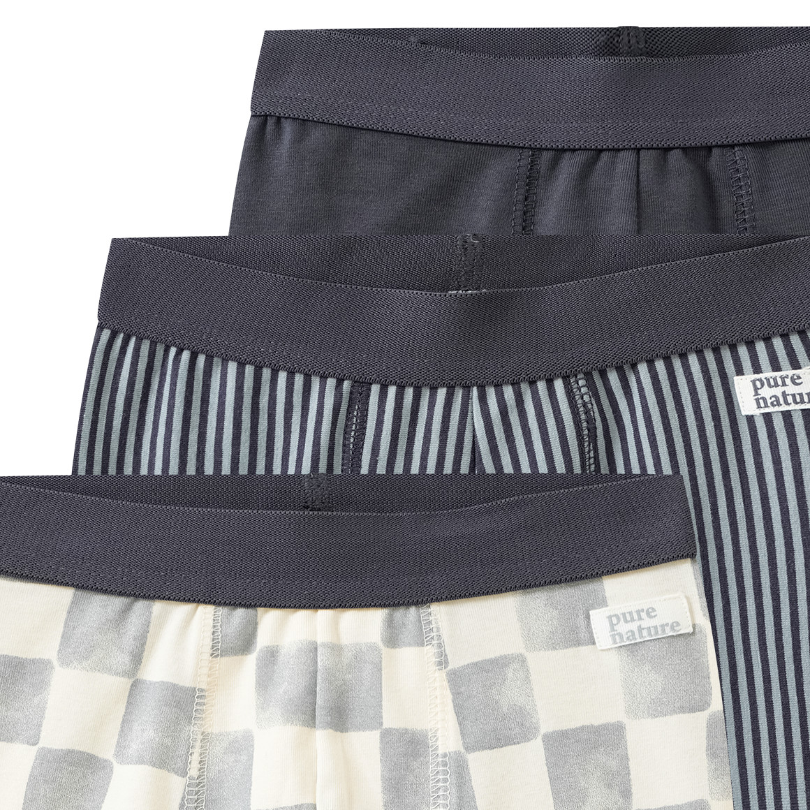 3 Jungen Boxer aus Bio-Baumwolle