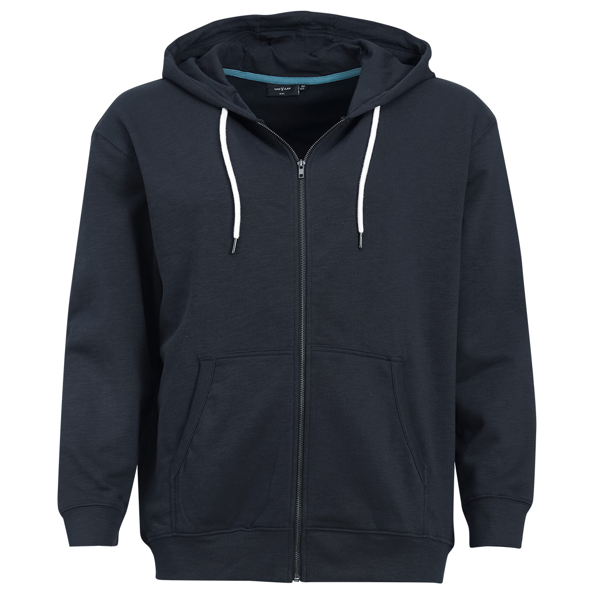 Herren Sweatjacke in Unifarben