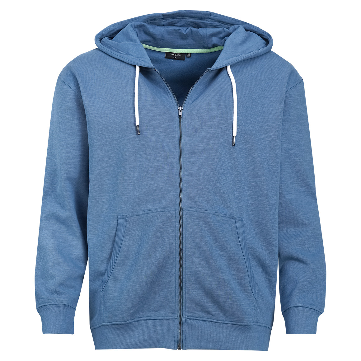 Herren Sweatjacke in Unifarben