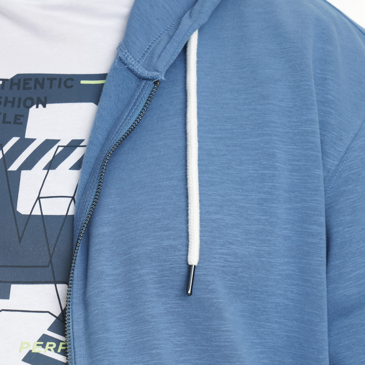 Herren Sweatjacke in Unifarben