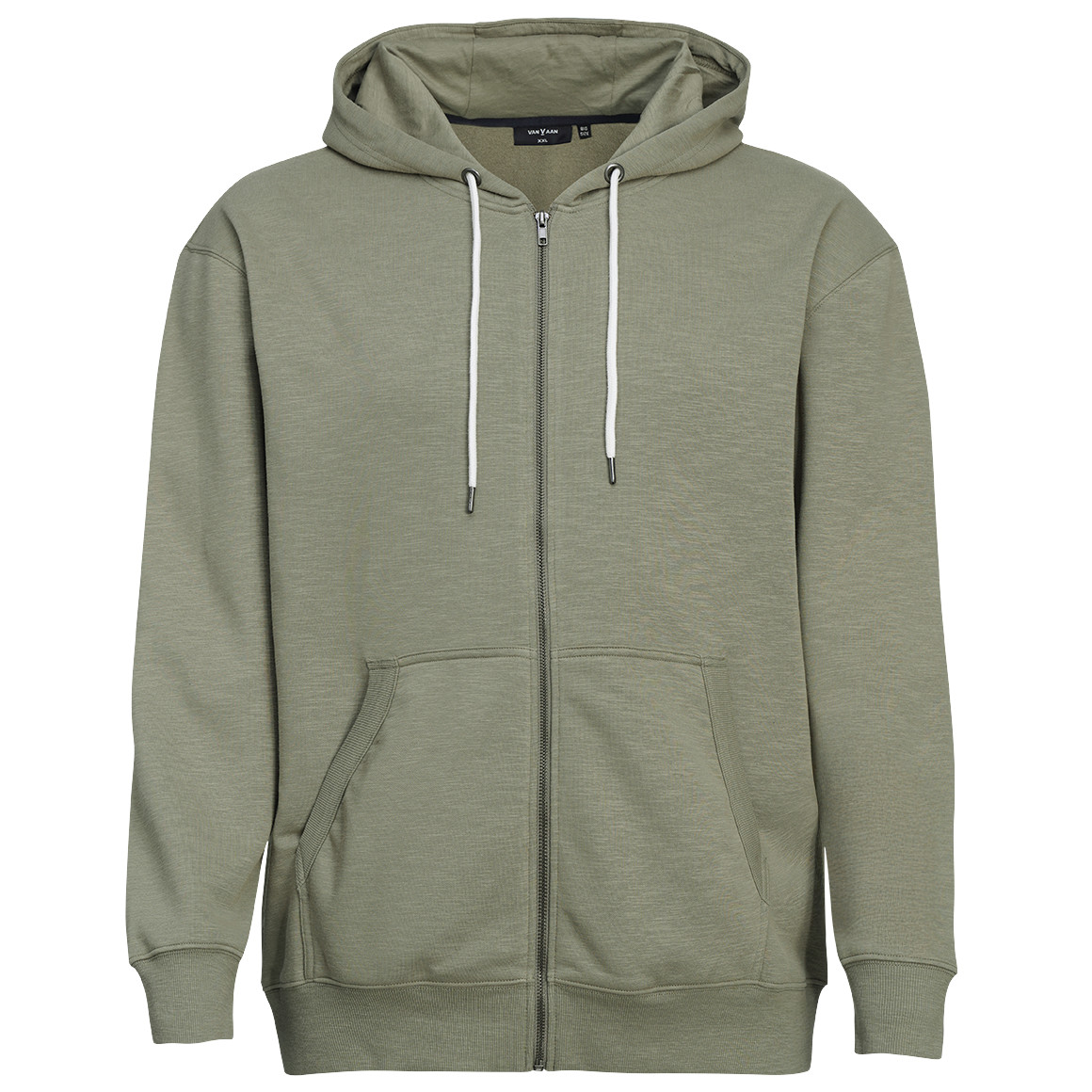 Herren Sweatjacke in Unifarben