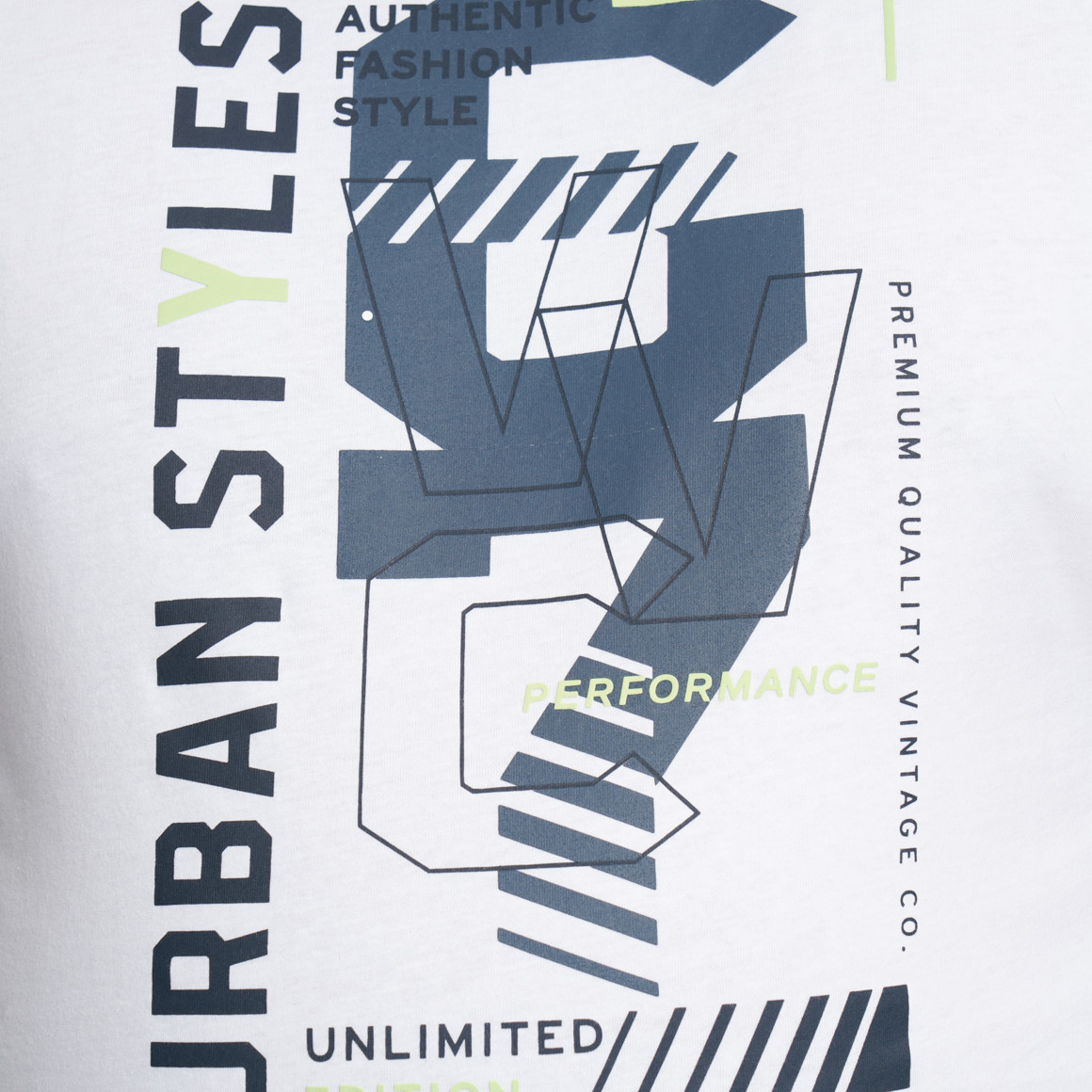 Herren-T-Shirt mit großem Print