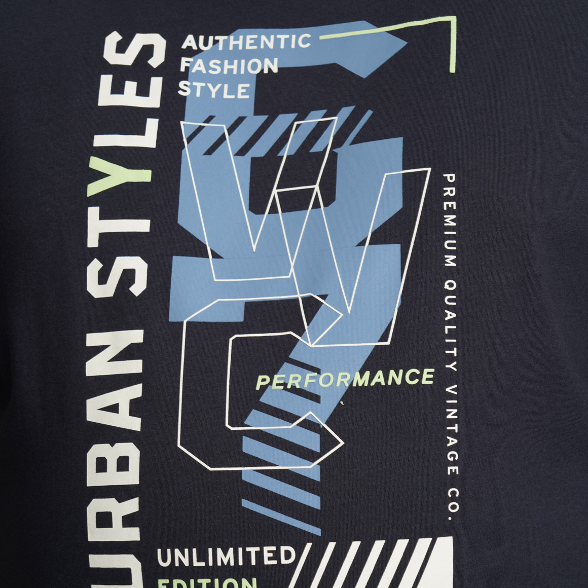 Herren-T-Shirt mit großem Print