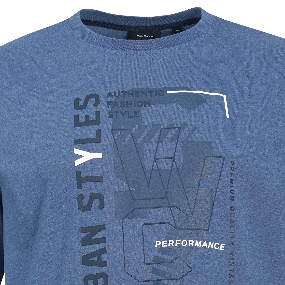 Herren-T-Shirt mit großem Print