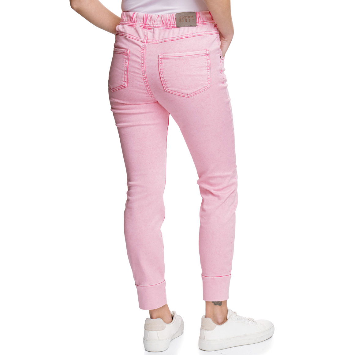 Damen Jeggings mit Used-Waschung