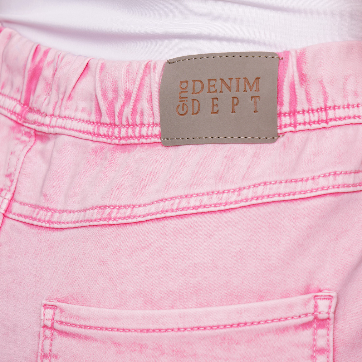 Damen Jeggings mit Used-Waschung