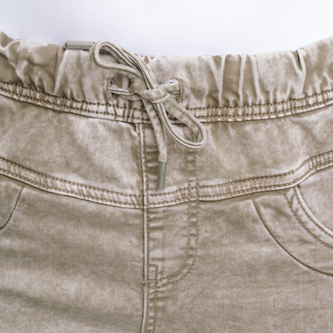 Damen Jeggings mit Used-Waschung