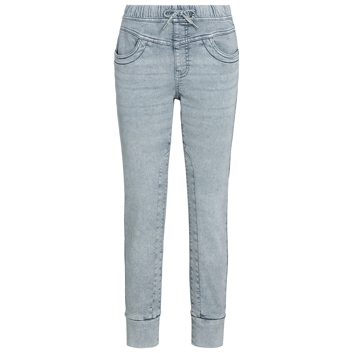 Damen Jeggings mit Used-Waschung