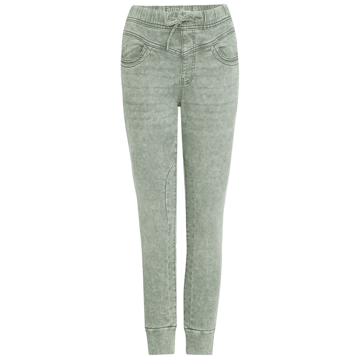 Damen Jeggings mit Used-Waschung