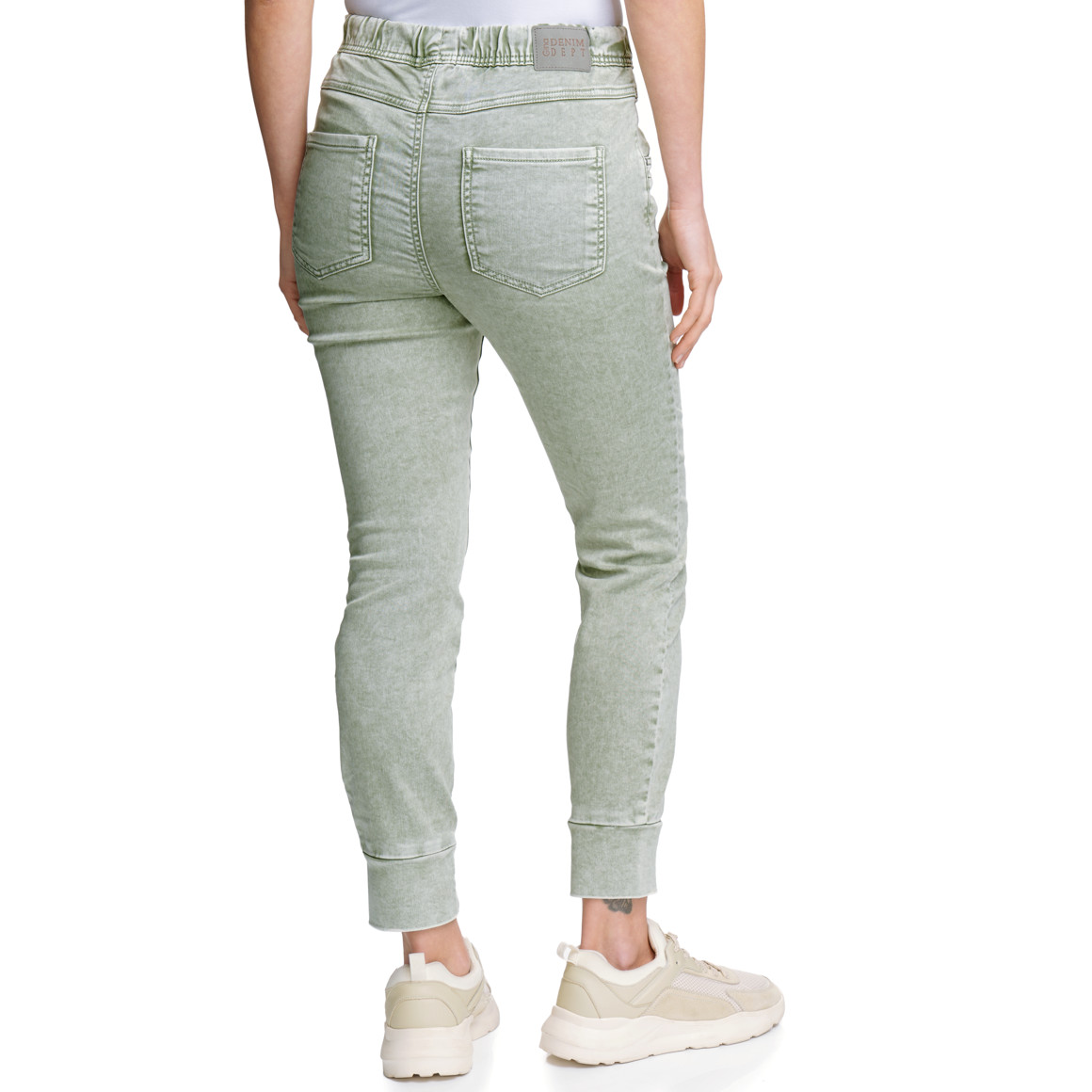 Damen Jeggings mit Used-Waschung