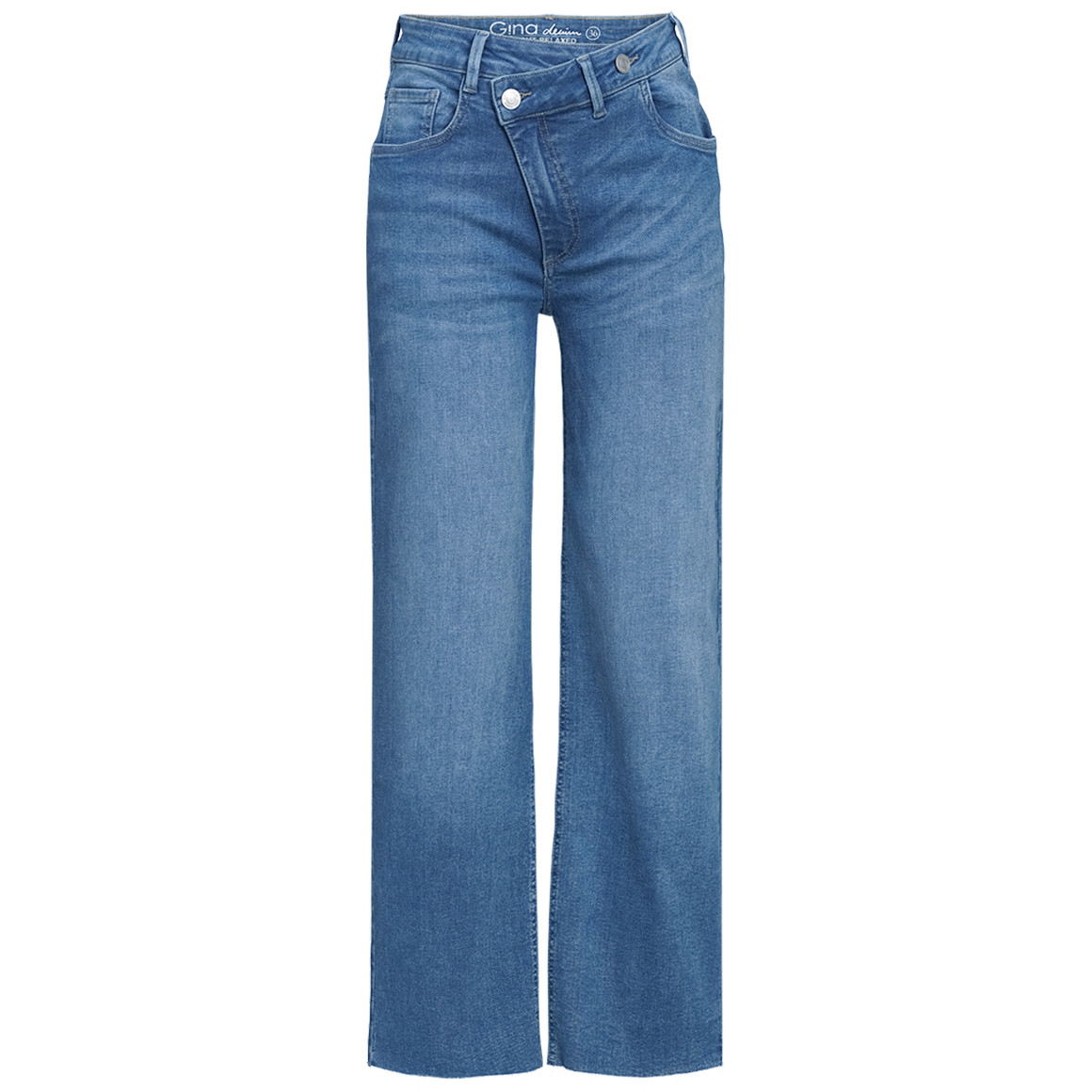 Damen Straight-Jeans im Relaxed-Style