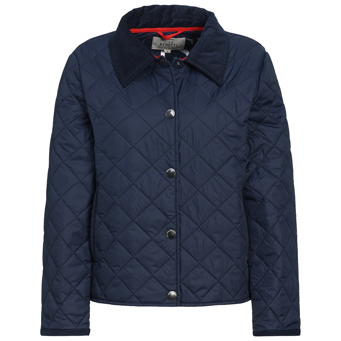 Damen Steppjacke mit Cordkragen