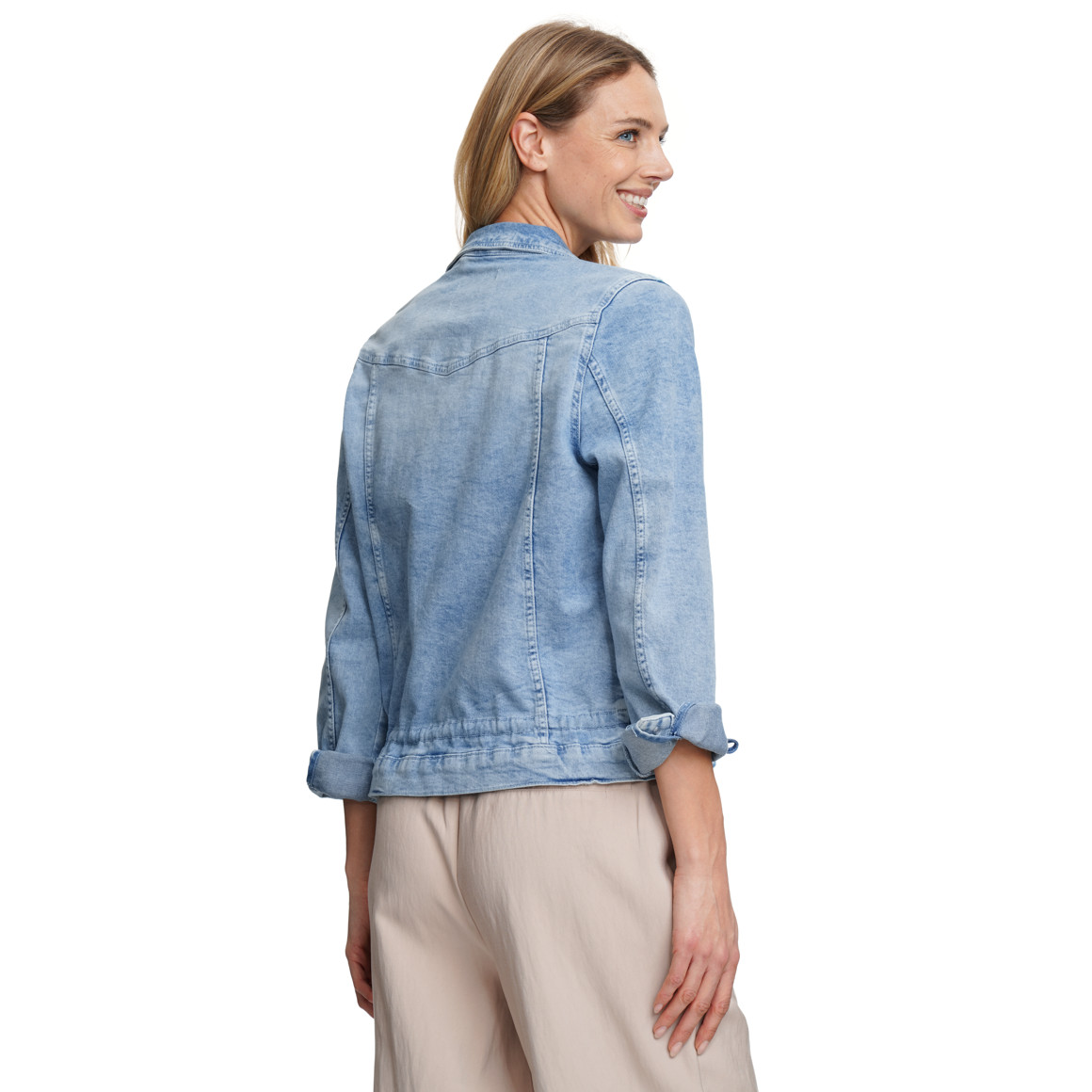 Damen Jeansjacke mit Knöpfen