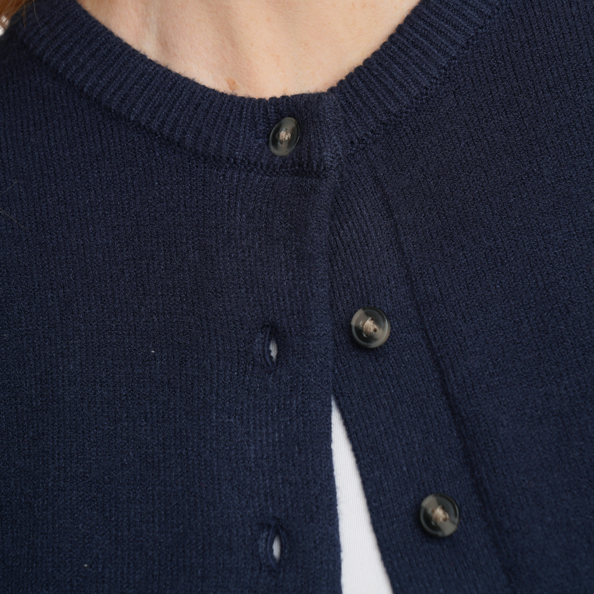 Damen Strickjacke mit Knopfleiste