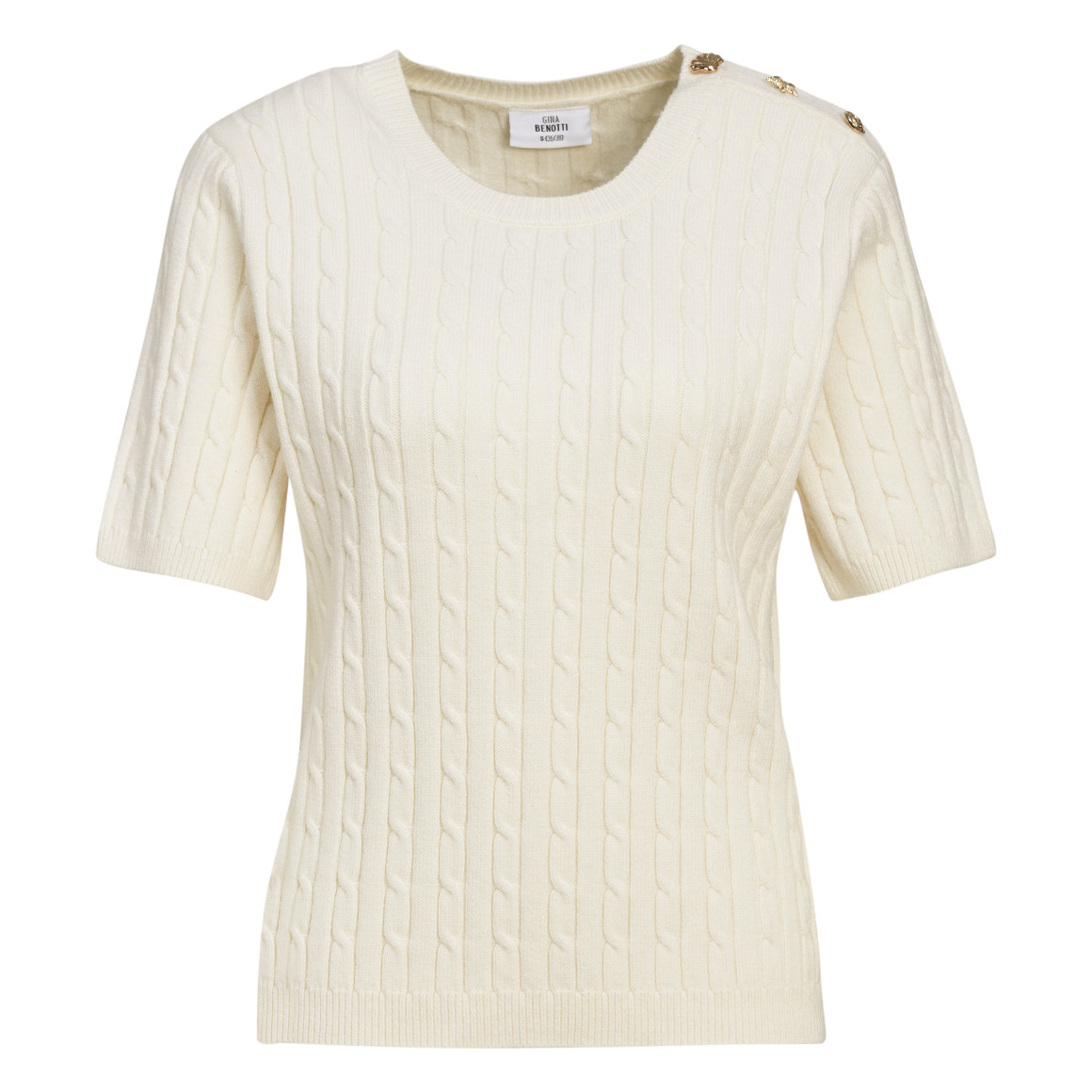 Damen Strickpullover mit Zopfmuster