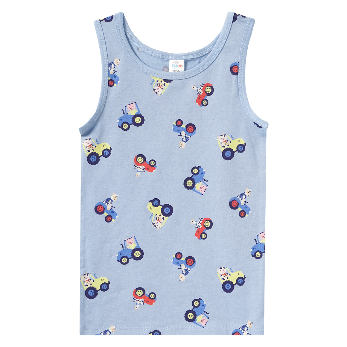 3 Jungen Unterhemden in verschiedenen Dessins