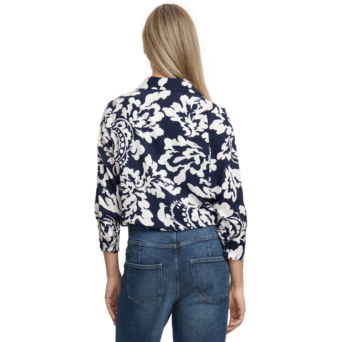 Damen Bluse mit Blumen-Muster