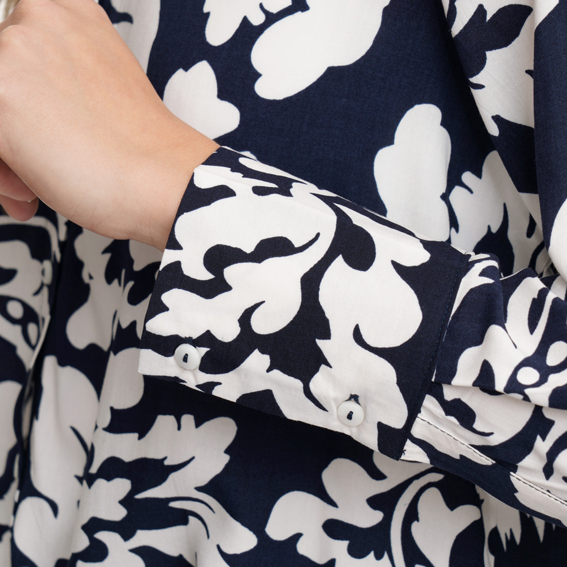 Damen Bluse mit Blumen-Muster